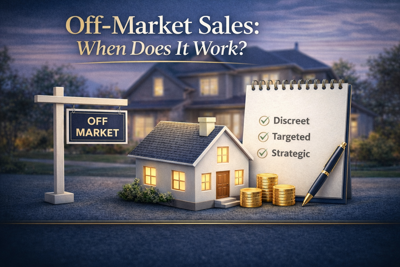 Off-Market Sales: When Does It Work?